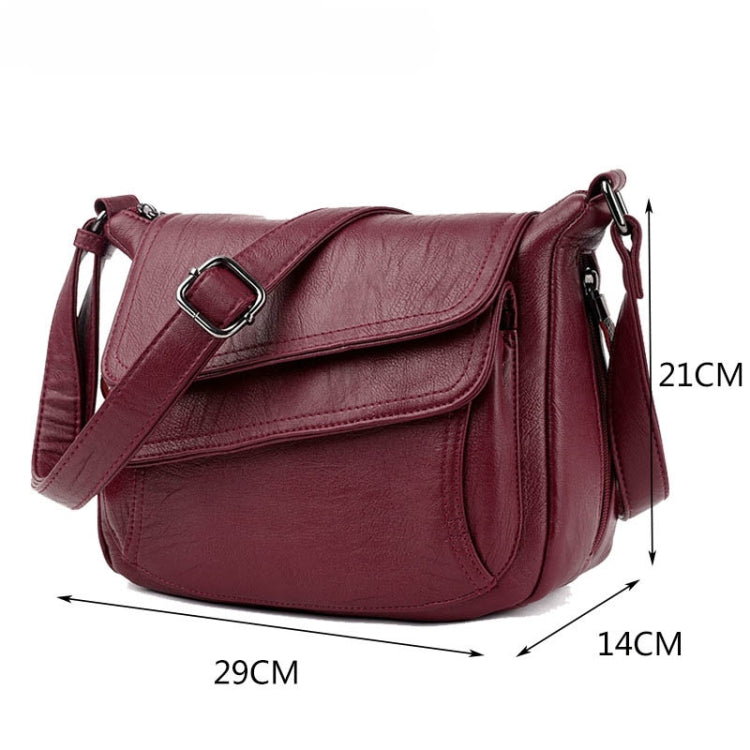 Summer Leather Luxury Handbags Female Shoulder Messenger Bag