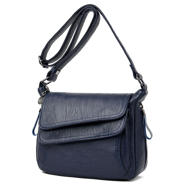 Summer Leather Luxury Handbags Female Shoulder Messenger Bag