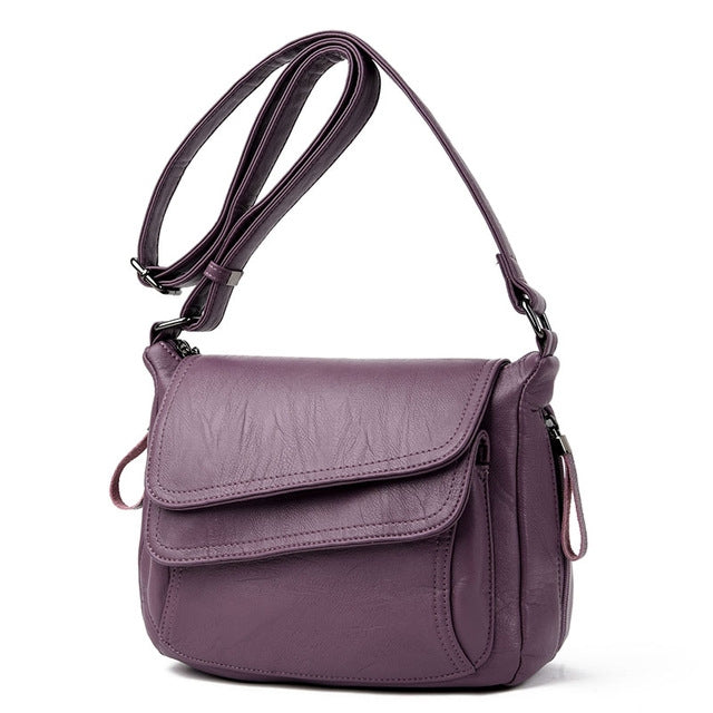 Summer Leather Luxury Handbags Female Shoulder Messenger Bag