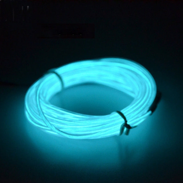 Flexible LED Light EL Wire String Strip Rope Glow Decor Neon Lamp USB Controlle  3M Energy saving Mask glasses glow line F277, TBD0156472001A, TBD0156472001B, TBD0156472001C, TBD0156472001D, TBD0156472001E, TBD0156472001F, TBD0156472001G, TBD0156472001...