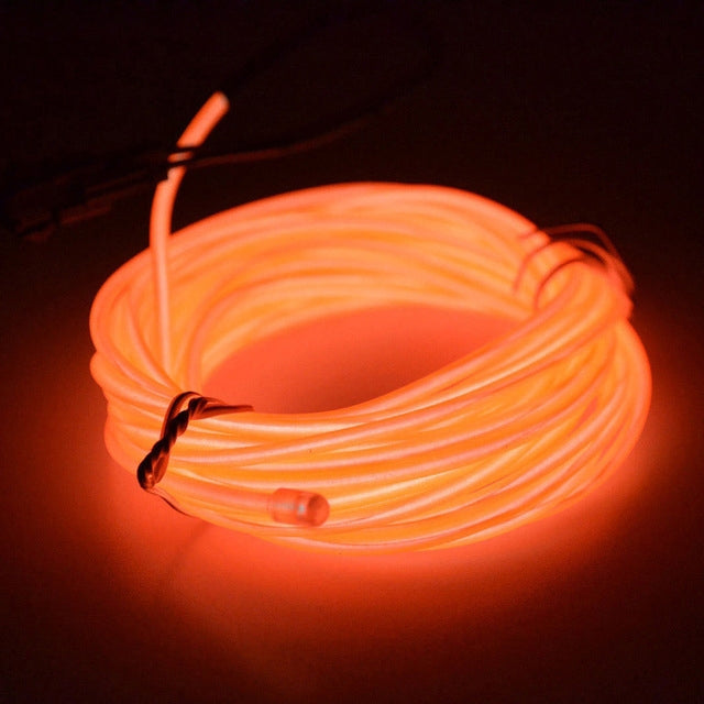 Flexible LED Light EL Wire String Strip Rope Glow Decor Neon Lamp USB Controlle  3M Energy saving Mask glasses glow line F277, TBD0156472001A, TBD0156472001B, TBD0156472001C, TBD0156472001D, TBD0156472001E, TBD0156472001F, TBD0156472001G, TBD0156472001...