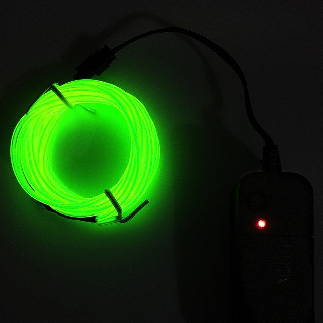 Flexible LED Light EL Wire String Strip Rope Glow Decor Neon Lamp USB Controlle  3M Energy saving Mask glasses glow line F277, TBD0156472001A, TBD0156472001B, TBD0156472001C, TBD0156472001D, TBD0156472001E, TBD0156472001F, TBD0156472001G, TBD0156472001...