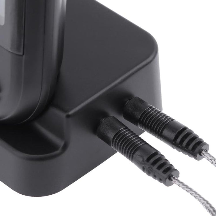 Double Probes Wireless Digital Kitchen Thermometer LCD Display Temperature Timer Alarm for Cooking Meat Grill Oven Food BBQ