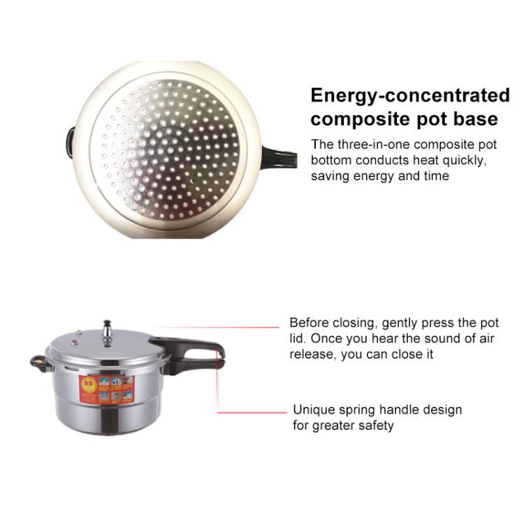 Household Aluminum Pressure Cooker Electric Pressure Cooker Gas Induction Cooker