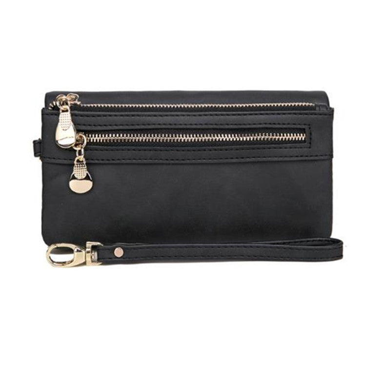 Women Long Wallet Female High Capacity Double Zippers Clutch Purse