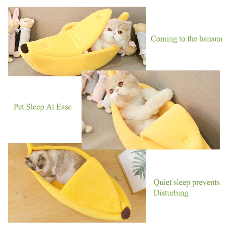 Creative Kennel Banana Shape Cat Litter Winter Warm Pet Nest