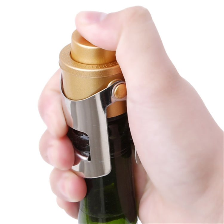 Push-button Stainless Steel Pumping Champagne Stopper Sparkling Champagne Snap Wing Vacuum Wine Stopper
