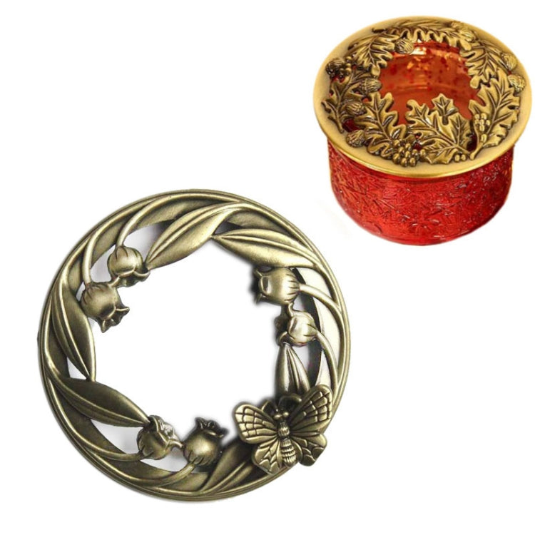 Built-in Wrought Iron Polythermal Anti-hanging Wall Scented Candle Zinc Alloy Smart Cover