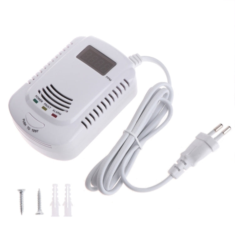 Coalgas Natural Gas Methane Propane Leak Detector Tester Measurer Home Security Tool, EU Plug