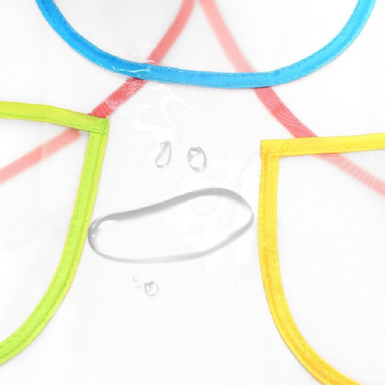 Drawing Waterproof Anti-dirty Transparent Apron for Children