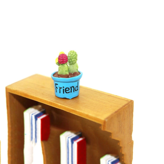 Mini Cute Potted Artificial Plant Flower Miniature Doll House Decoration Accessories