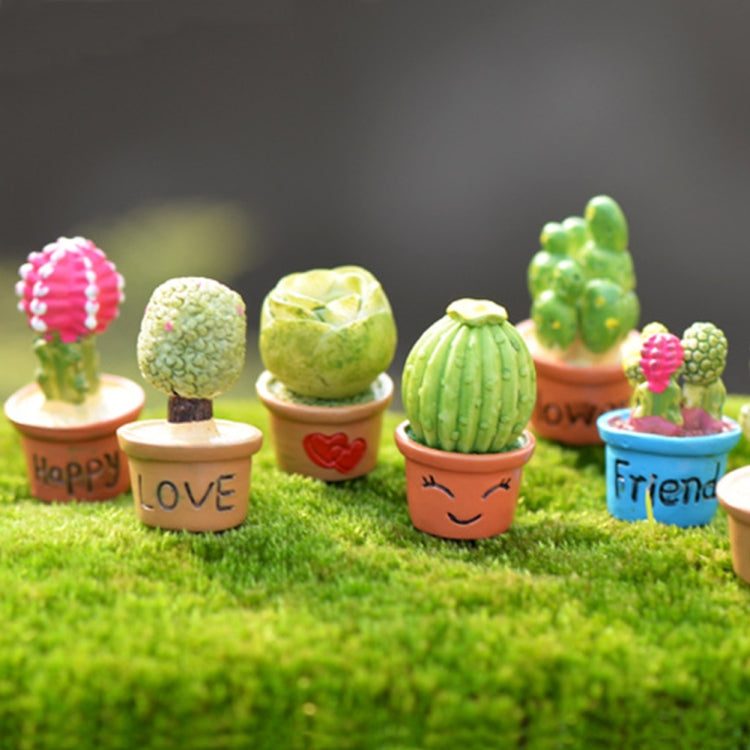 Mini Cute Potted Artificial Plant Flower Miniature Doll House Decoration Accessories