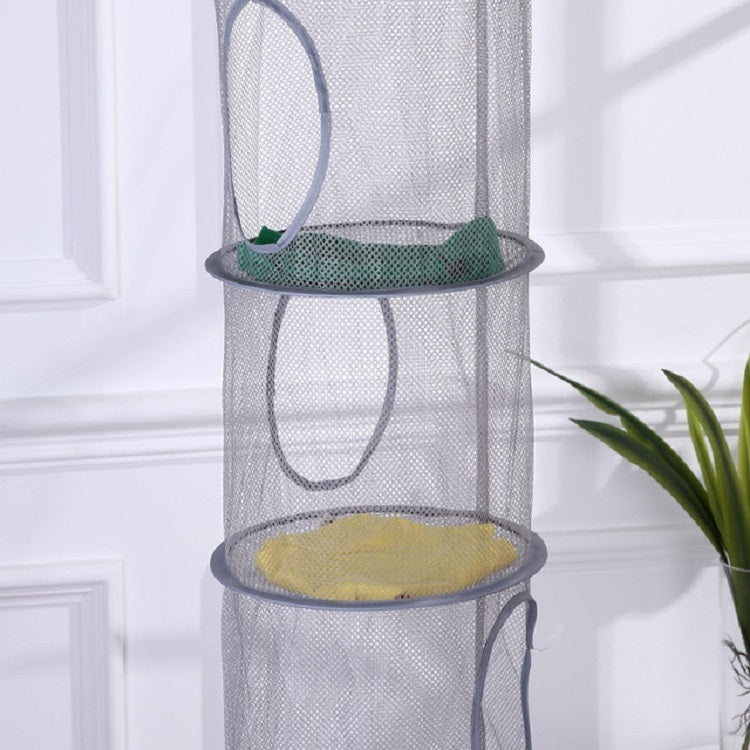Foldable and Ventilated Four Box Toy Storage and Drying Basket