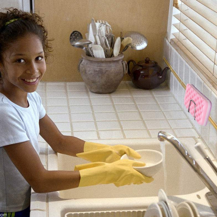 Stainless Steel Sponge Drain Rack Storage Rack Kitchen Bathroom Organizer Rack