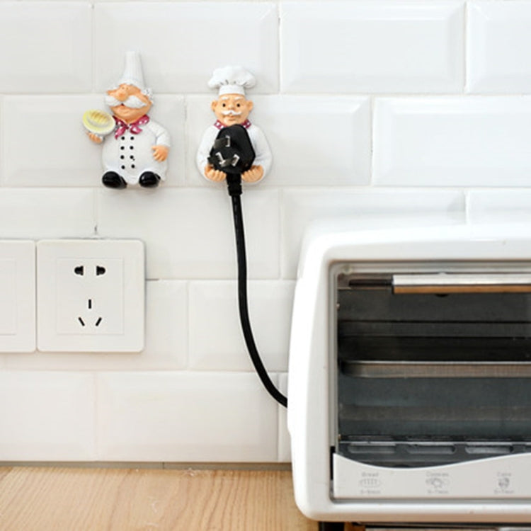 Cute Wall Self Adhesive Plug Resin Hook Kitchen Rack