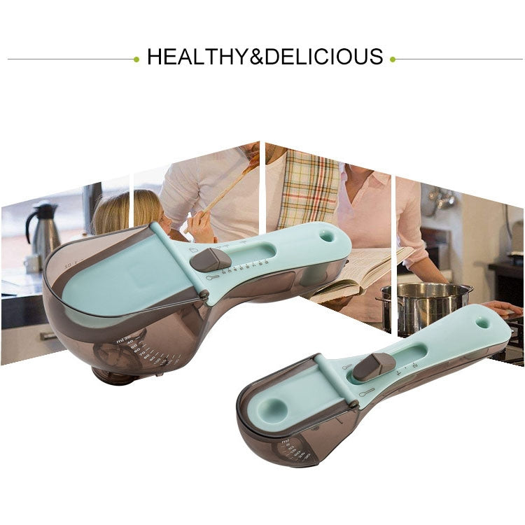 Kitchen Tool Plastic Measuring Spoon Adjustable Baking Tool Measuring Spoon