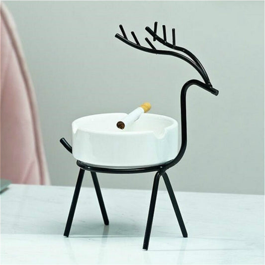 Creative Ashtray Personalized Office Home Living Room Decoration Ornaments, Color:Black