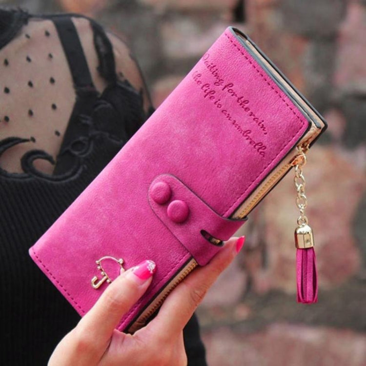 Women Umbrella Wallet Long Zipper Wallet