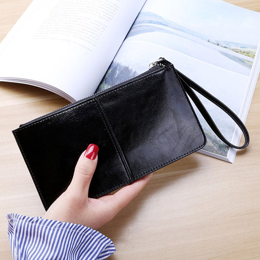 Women Zip Wallet Long Clutch Multi Card Holder Wallet Wrist Wallet