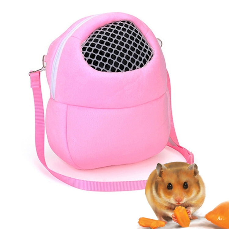 Pet Bag Small Pet Hamster Carrier Pure Color Leash Travel Bag