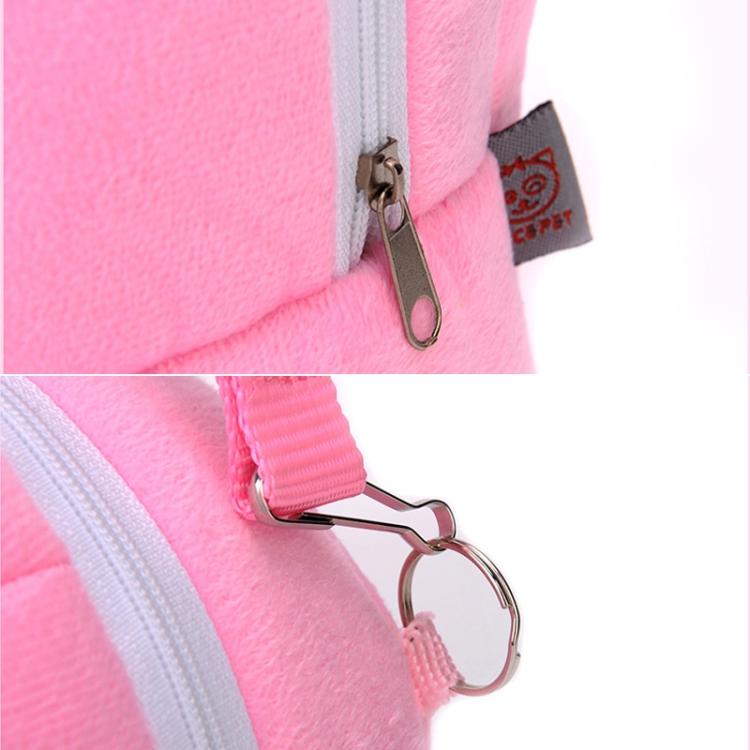 Pet Bag Small Pet Hamster Carrier Pure Color Leash Travel Bag