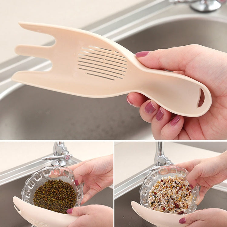 Kitchen Creative Multi-function Rice Washing Sieve Home Does Not Hurt Hand Wash Rice Tools
