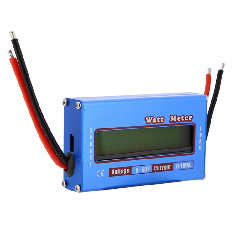Airplane Model 0-100A 0-60V Continuous Current 50A High Precision Wattmeter
