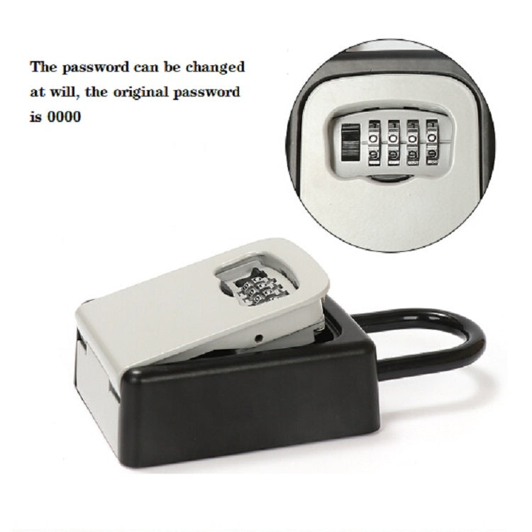 Safty Key Lock Box Combination Portable Aluminium Alloy Key Safe Box Security Key Holder Secure Box