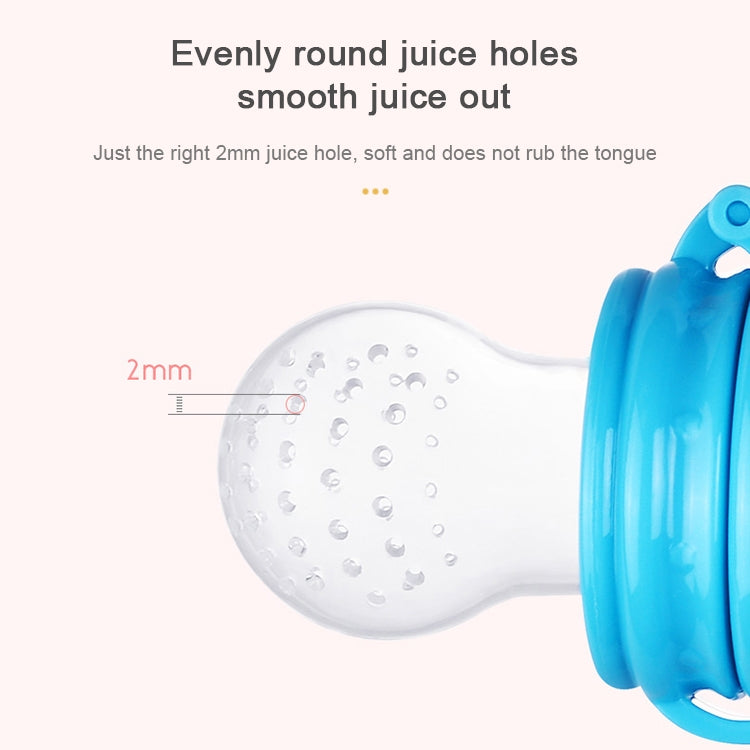 Baby Nipple Fresh Food Fruit Milk Feeding Bottles Learn Feeding Drinking Handle Teething Pacifier with Bell