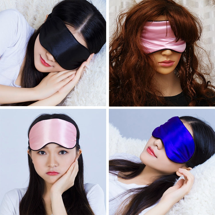 2 PCS Pure Silk Sleep Rest Eye Mask Padded Shade Cover Travel Relax Aid Blindfolds
