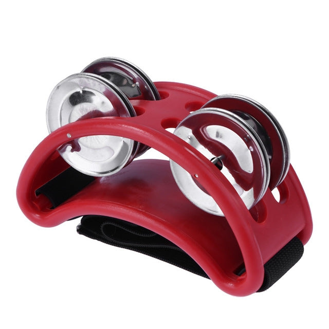 Aluminum Percussion Cajon Foot Bell, Size: 10 x 8 x 4cm