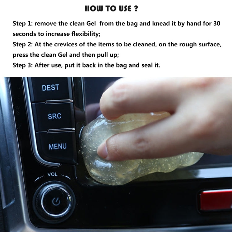 Car Clean Glue Gel Sticker