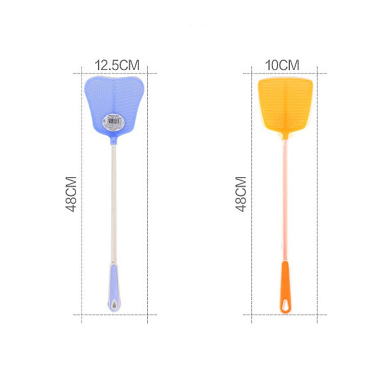 Household Plastic Long Handle Fly Swatter Mosquito Swatter, Random Color Delivery