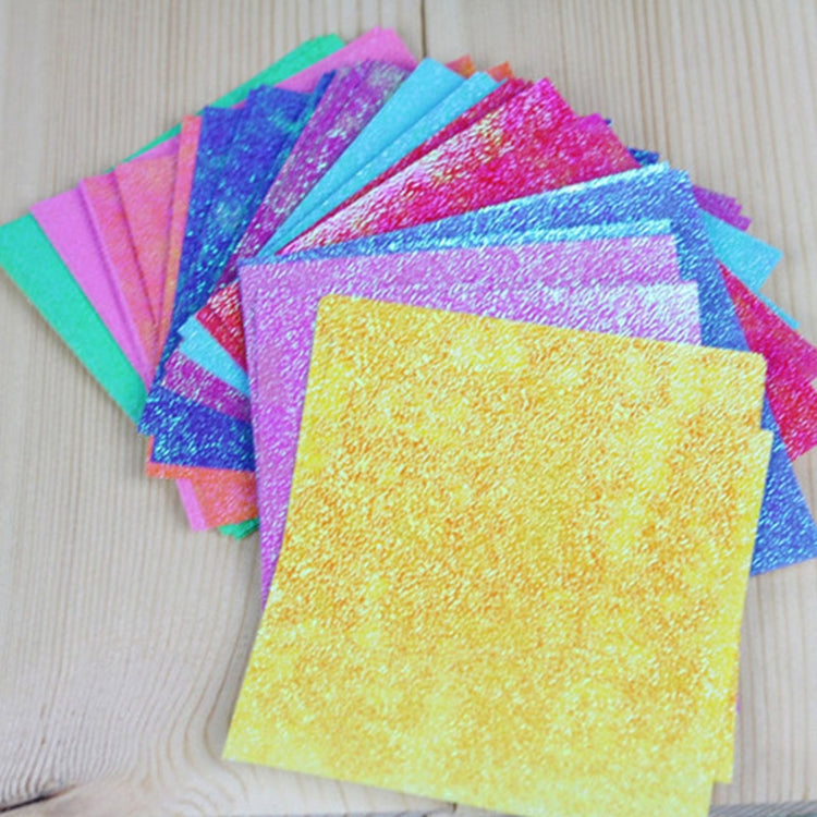 Square Single-Sided Flash Folding Paper Children Handmade DIY Scrapbooking Craft Decoration