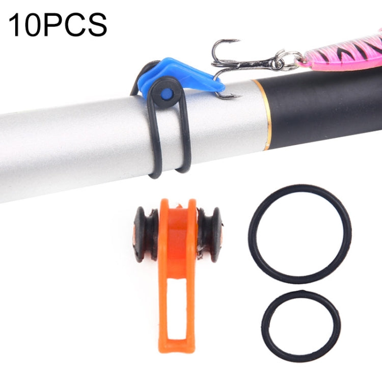 10 PCS/Bag Plastic Fishing Hook Keeper for Fishing Rod Pole Fishing Lures Bait  Safety Holder Fishing Tackle