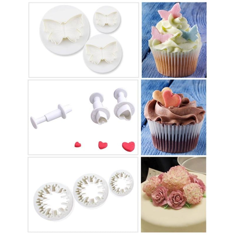 Cake Decorating Tools Fondant Plunger Cutters Biscuit Cake Mold Bakeware Accessories