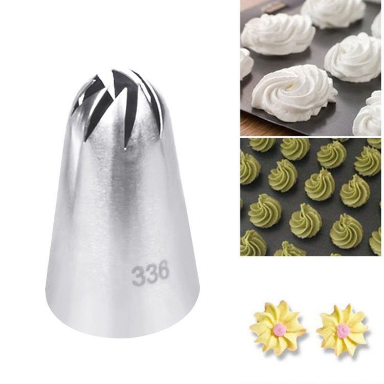 Large Size Icing Piping Shape Nozzle Cake Cream Decoration Head Bakery Pastry Tips Stainless Steel Decorating Tool Bakeware