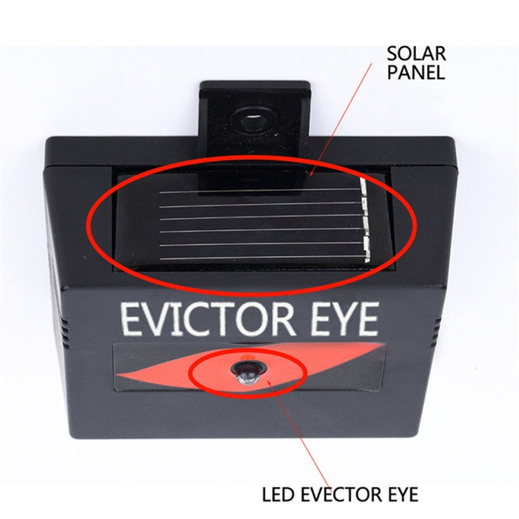 2 Pcs/Pack Solar Repeller Ranch Farm Wild Hawkeye Animal Repeller