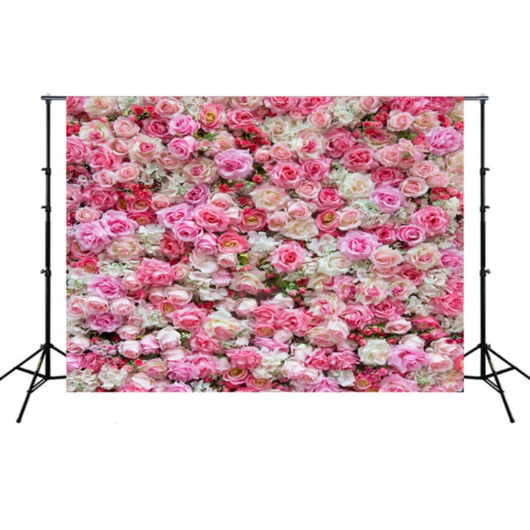 2.1m x 1.5m Flower Wall Simulation Rose Wedding Party Arrangement 3D Photography Background Cloth