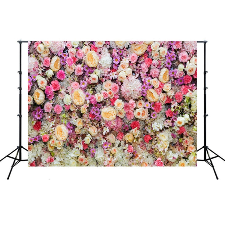 2.1m x 1.5m Flower Wall Simulation Rose Wedding Party Arrangement 3D Photography Background Cloth