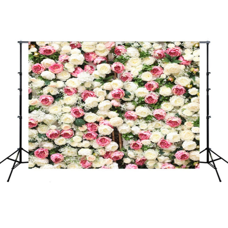 2.1m x 1.5m Flower Wall Simulation Rose Wedding Party Arrangement 3D Photography Background Cloth