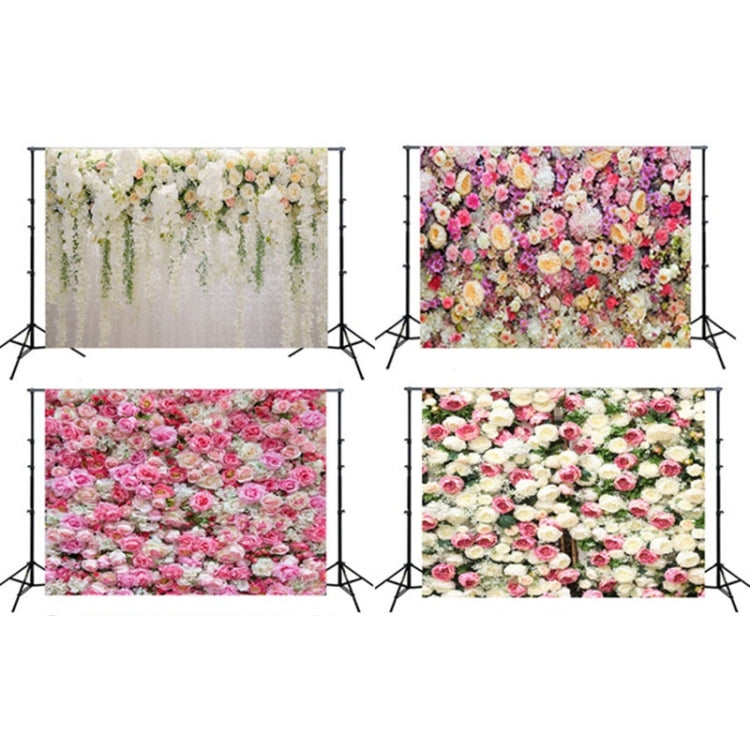 2.1m x 1.5m Flower Wall Simulation Rose Wedding Party Arrangement 3D Photography Background Cloth