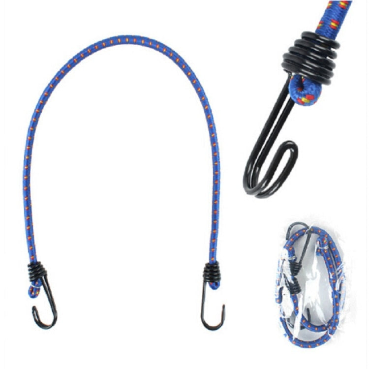 Outdoor Bundling Rope Elastic Tents Metal Buckle High Stretch Clothesline Camping Luggage Packing Hook