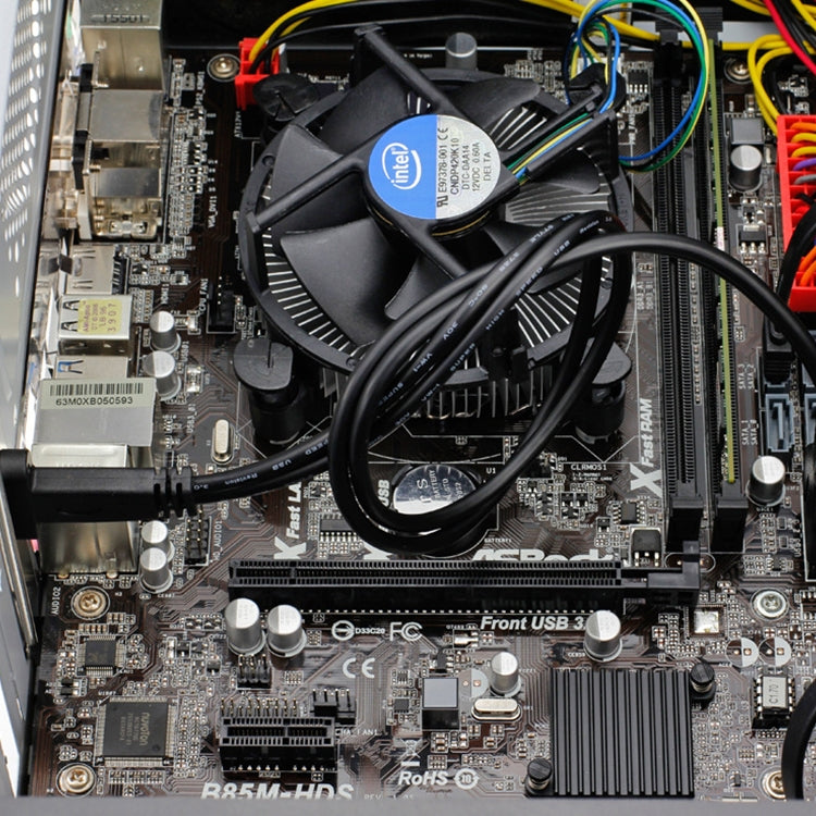 50CM USB3.0 20P To USB Type-C Mother Chassis PCI Bit Baffle Wire