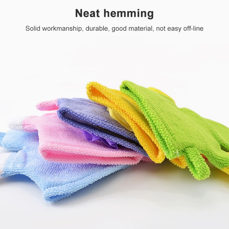 Cartoon Children Double-sided Bath Towel Thickened Bathing Gloves