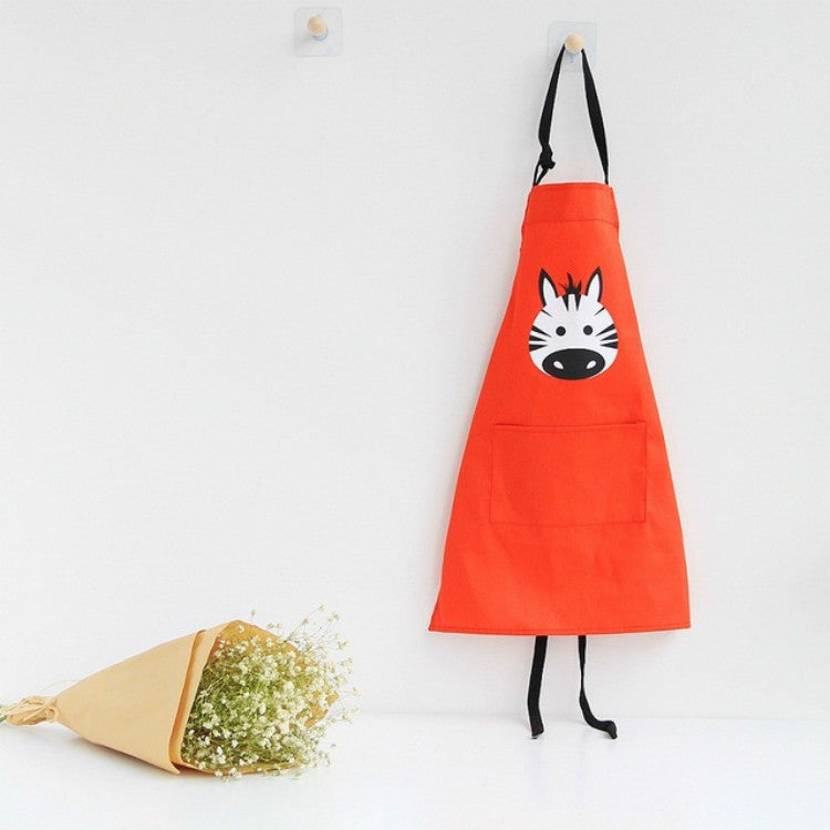 Cartoon Animal Cotton Sleeveless Smock Parent-child Apron