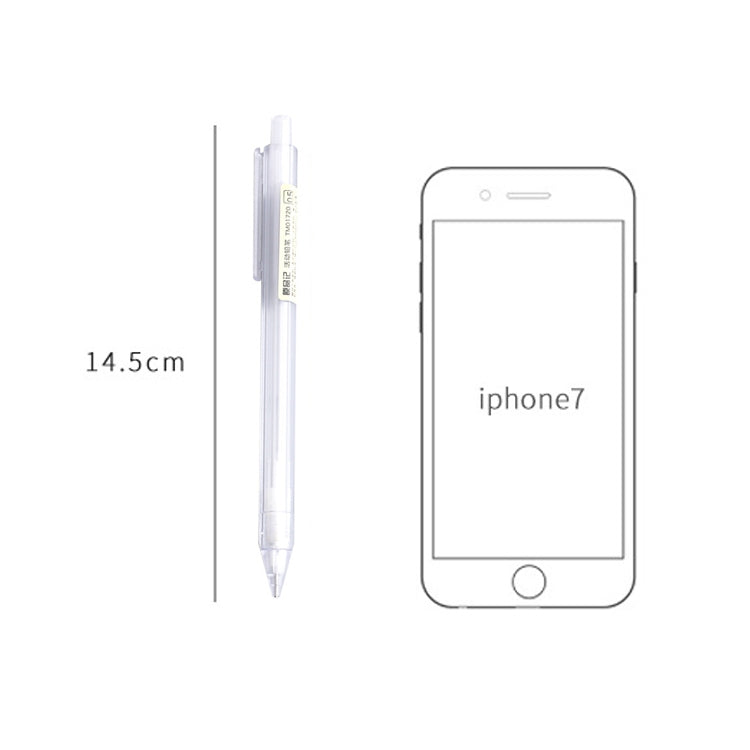 3 PCS Activity Pencil Frosted Transparent Hexagon Pen Student Pencil