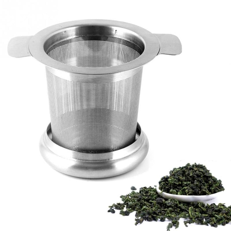 Tea Infuser Stainless Steel with Lid as Drip Tray Tea Strainer