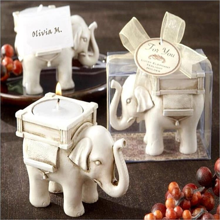 Retro Elephant Tea Light Candle Holder Candlestick Wedding Home Decor Crafts Tea Light Holders Tea Light Holder
