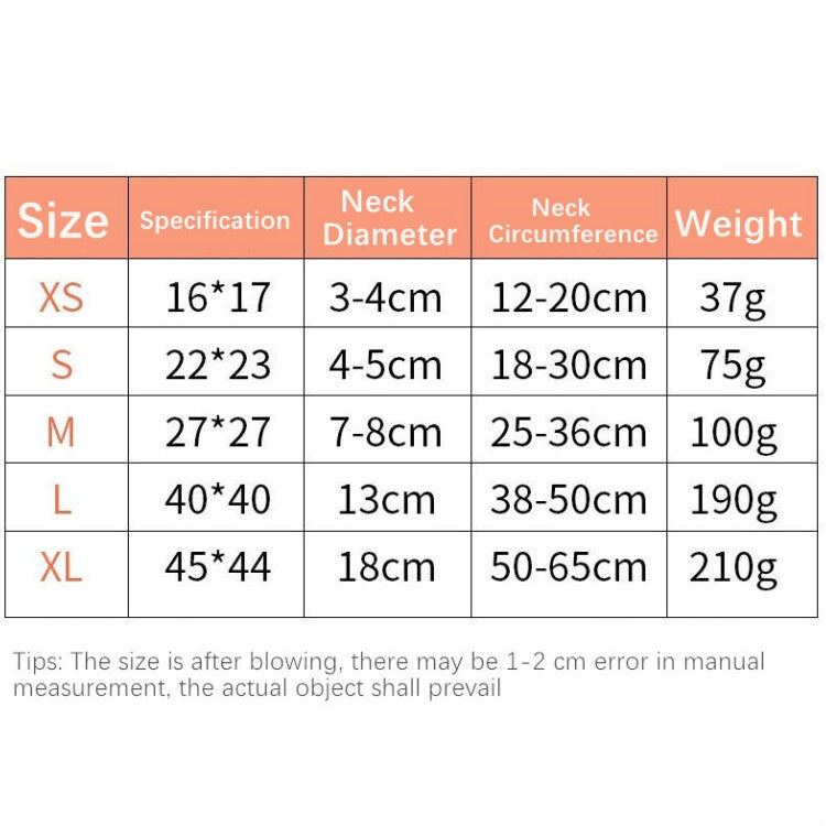 Dog Collar PVC Inflatable Pet Anti-snatch Collar